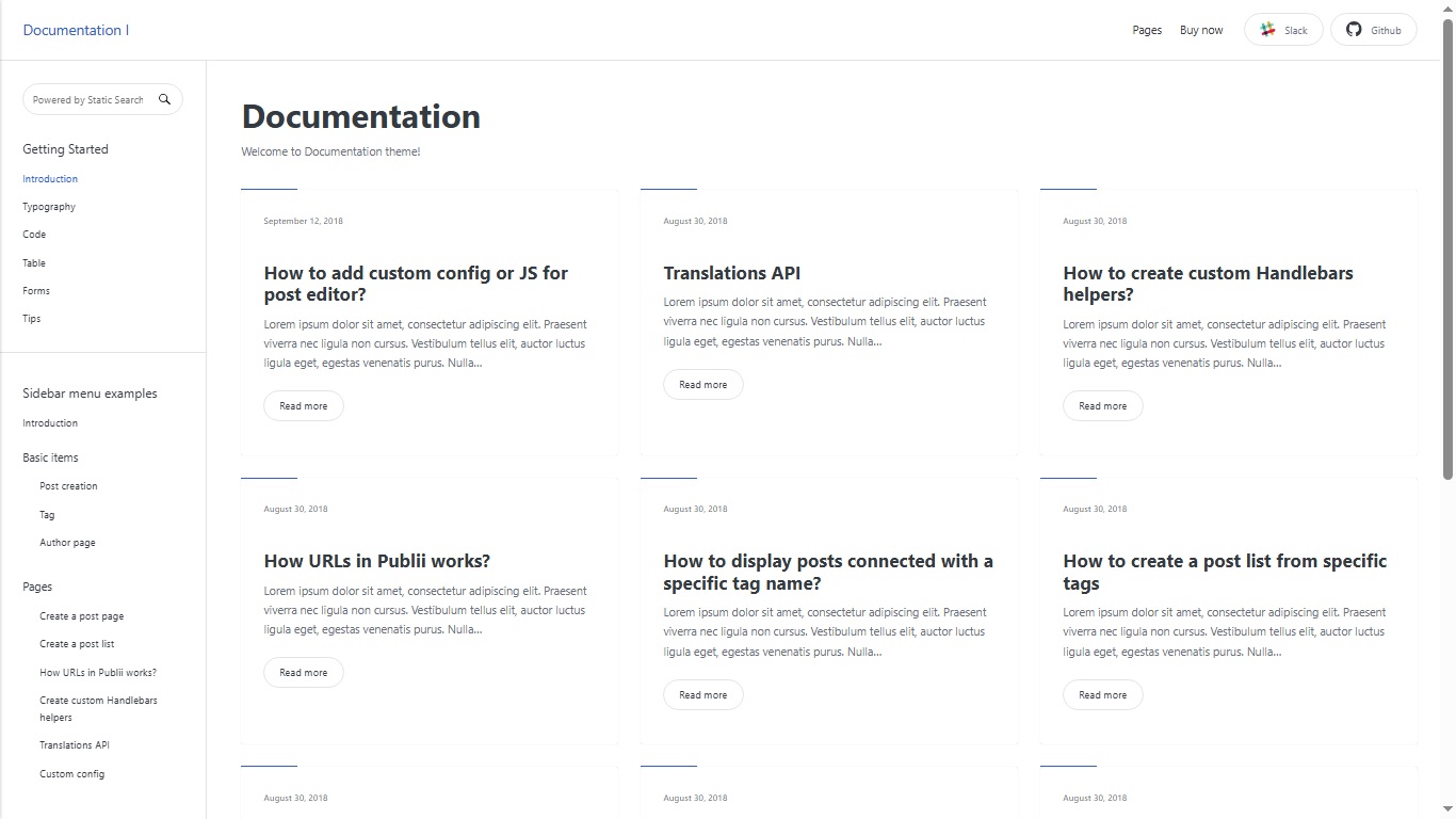 Docs Hub model preview