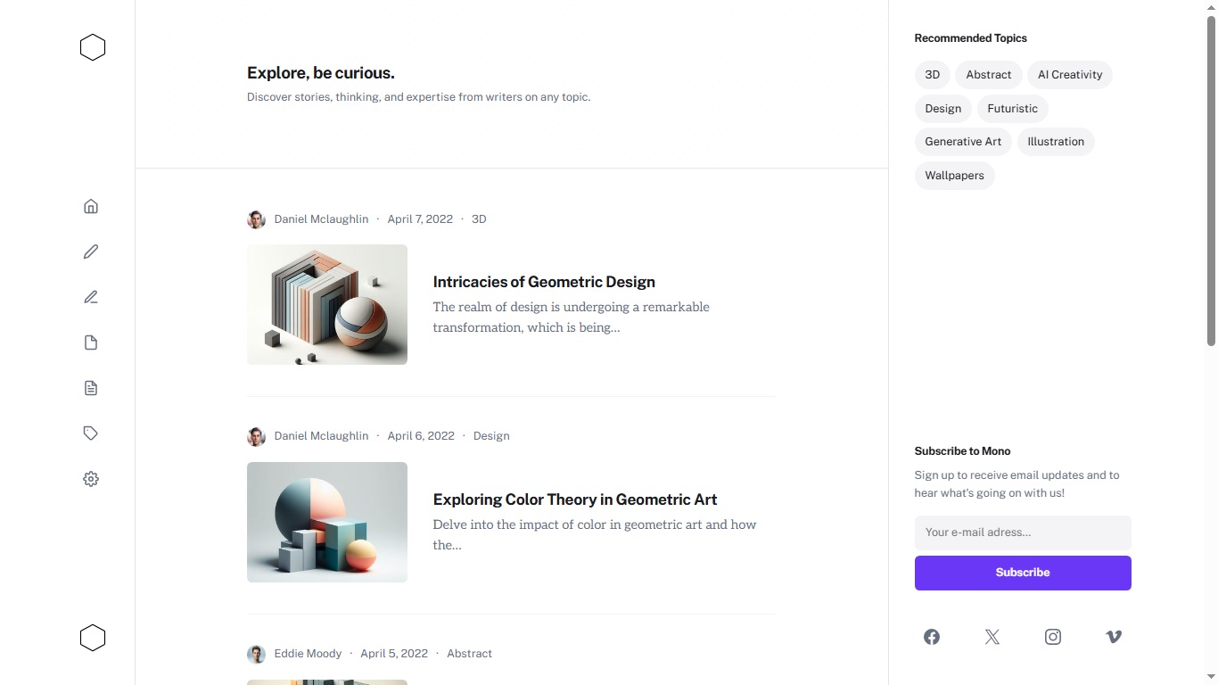 Modern Magazine model preview