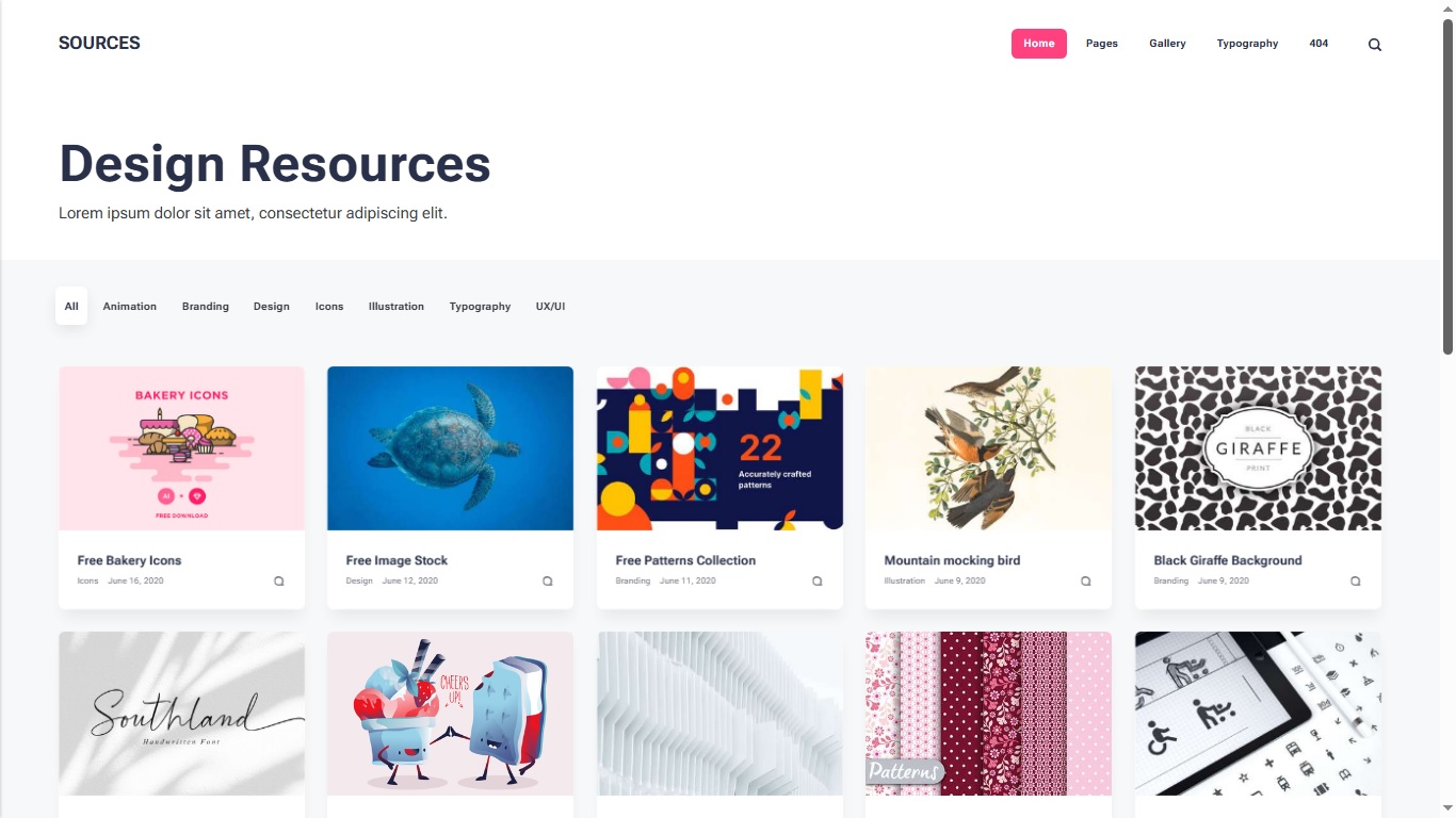 Creative Food Grid model preview